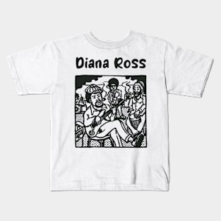 diana ross ll reggae jaming Kids T-Shirt